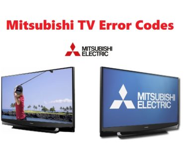 mitsubishi tv error codes list